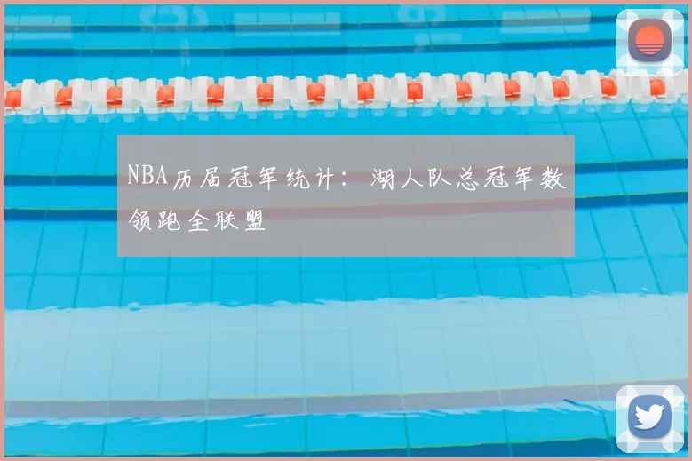 NBA历届冠军统计：湖人队总冠军数领跑全联盟