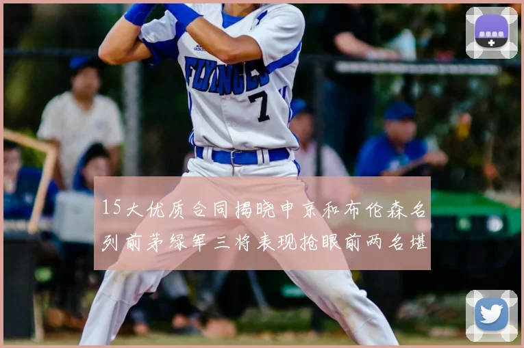 15大优质合同揭晓申京和布伦森名列前茅绿军三将表现抢眼前两名堪称传奇